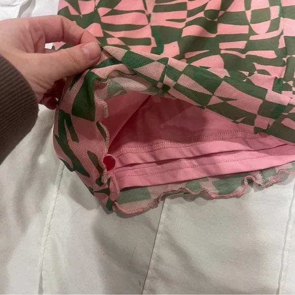 Princess Polly Pink and Green Geometric Top - Picture 5 of 7